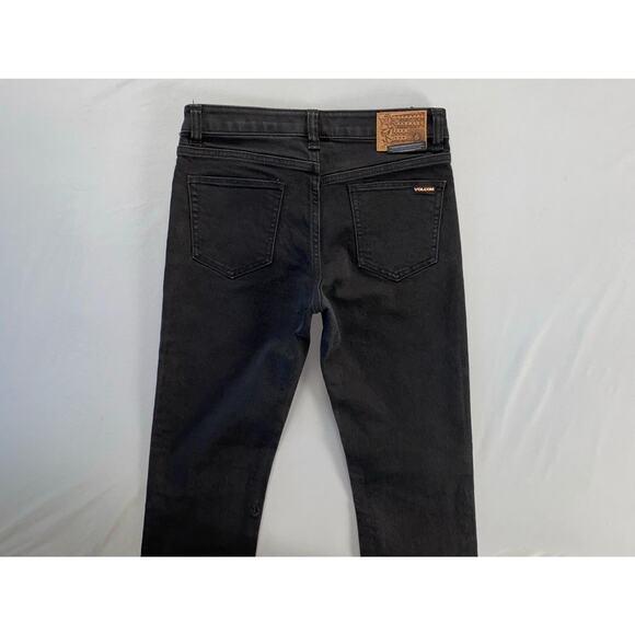 Volcom Vorta Slim Straight 5-Pocket Stretch Denim Skate Jeans. Men's 28X28, GUC! - Picture 2 of 9